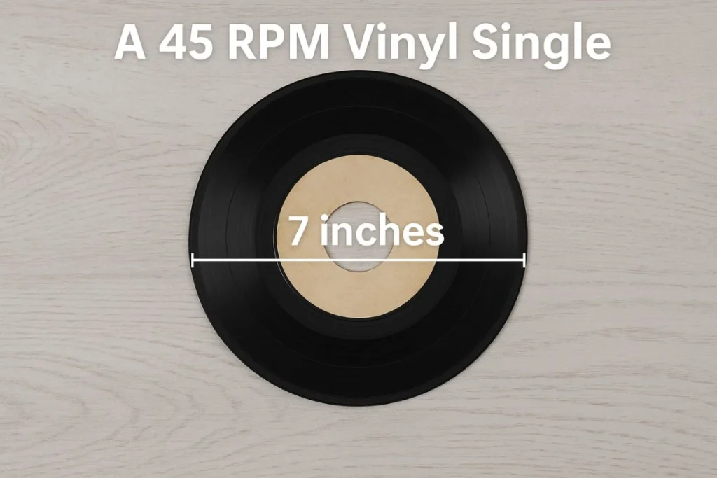 15 Common Things That Are 7 Inches Long - A 45 RPM Vinyl Single