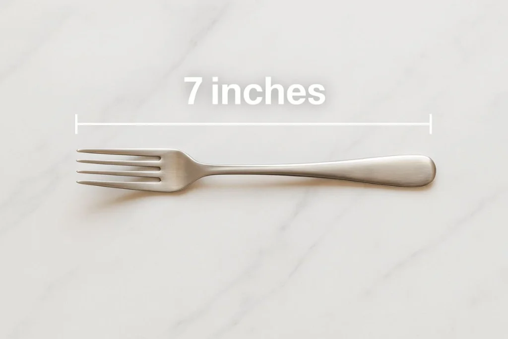 15 Common Things That Are 7 Inches Long - A Dinner Fork