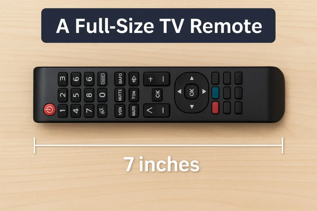 15 Common Things That Are 7 Inches Long - A Full-Size TV Remote