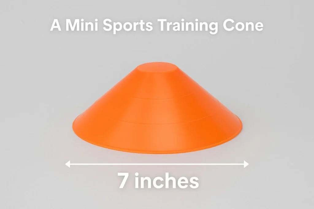 15 Common Things That Are 7 Inches Long - A Mini Sports Training Cone