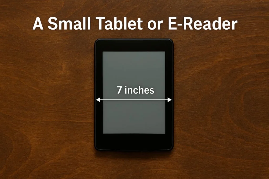 15 Common Things That Are 7 Inches Long - A Small Tablet or E-Reader