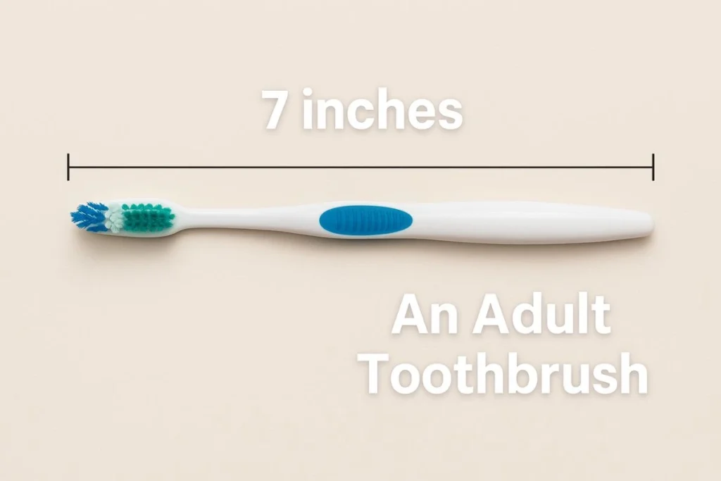 15 Common Things That Are 7 Inches Long - An Adult Toothbrush