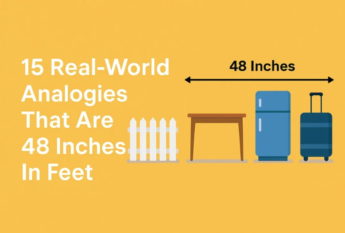 How Tall is 48 Inches in Feet - 15 Real-World Analogies That Are 48 Inches In Feet