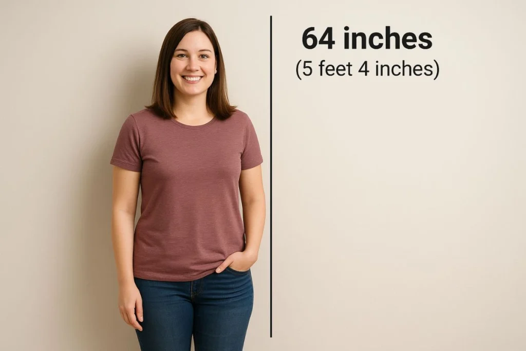 6 Real Life Analogies that are 64 inches tall - The average American woman