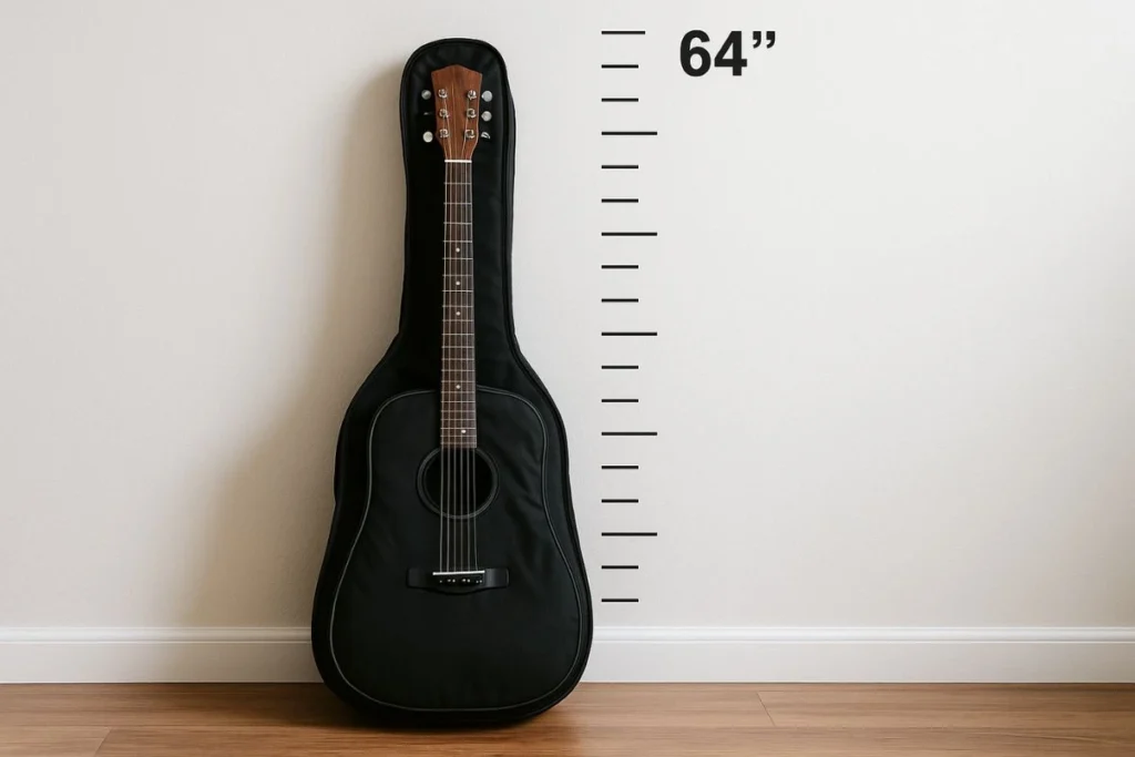 A full-size guitar - 6 Real Life Analogies that are 64 inches tall