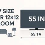 Best TV Size for a 12×12 Room