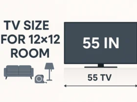 Best TV Size for a 12×12 Room