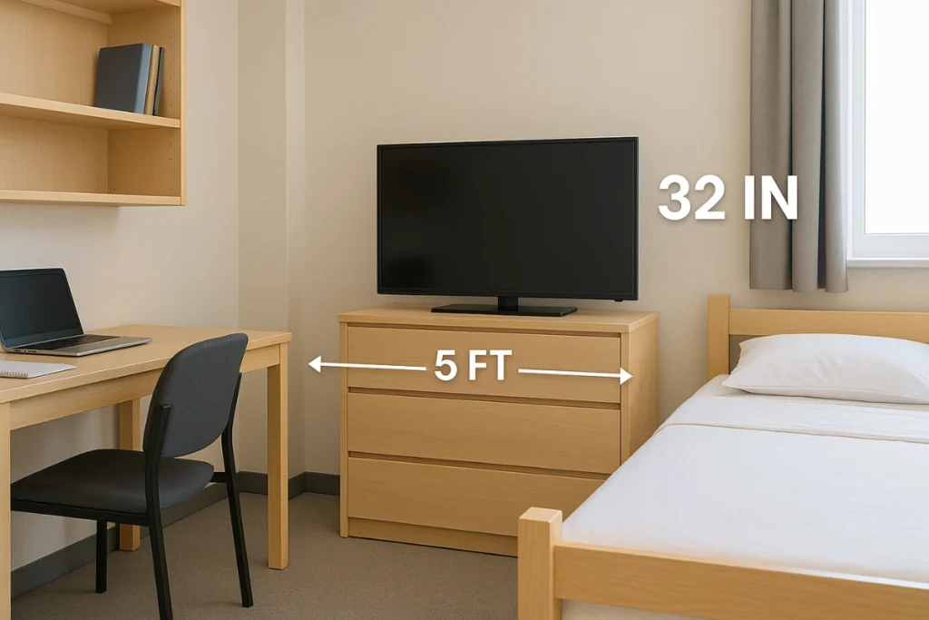 Good Tv Size For Dorm Room - Is a 32-Inch TV Good for a Dorm Room by scaleanalogy