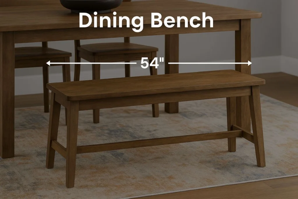 How Tall Is 54 Inches in Feet 15 Real-World Analogies That are 54 Inches in Feet Dining Bench