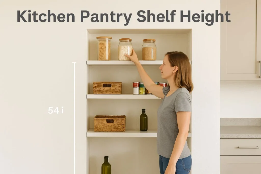 How Tall Is 54 Inches in Feet 15 Real-World Analogies That are 54 Inches in Feet Kitchen Pantry Shelf Height