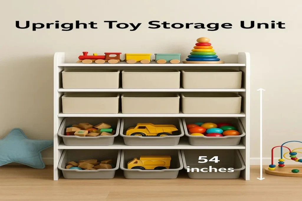How Tall Is 54 Inches in Feet 15 Real-World Analogies That are 54 Inches in Feet Upright Toy Storage Unit