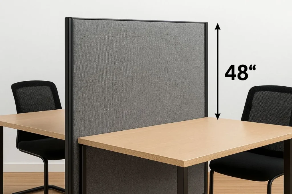 How Tall is 48 Inches in Feet 15 Real-World Analogies that are 48 inches in feet Office Desk Divider