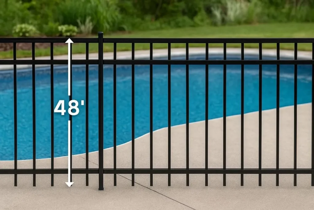 How Tall is 48 Inches in Feet 15 Real-World Analogies that are 48 inches in feet Pool Safety Fence