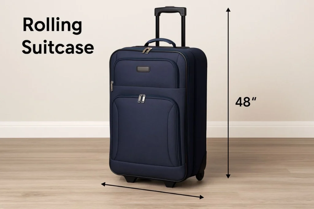 How Tall is 48 Inches in Feet 15 Real-World Analogies that are 48 inches in feetRollingSuitcase