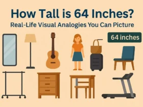 How Tall is 64 Inches - 6 Real Life Analogies that are 64 inches tall
