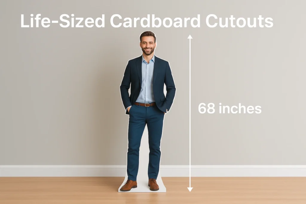 How Tall is 68 Inches in Feet 10 Real-Life Comparisons That are 68 Inches in Feet Life-Sized Cardboard Cutouts