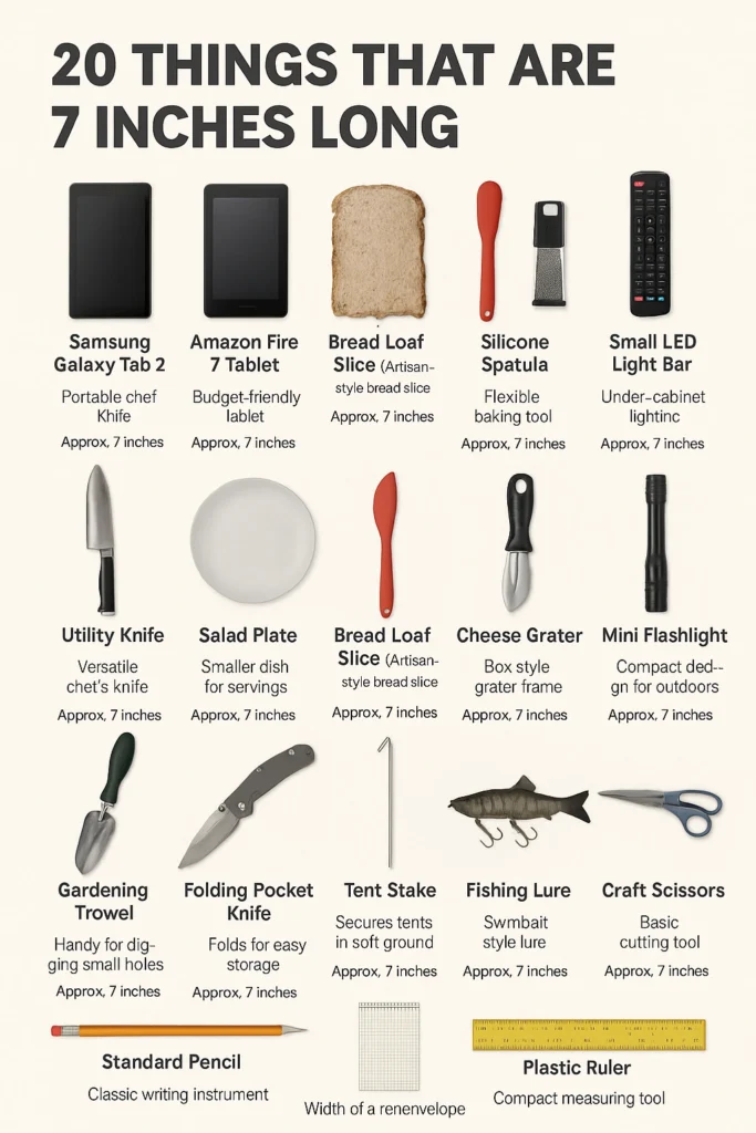 20 Real-Life Things That Are 7 Inches Long